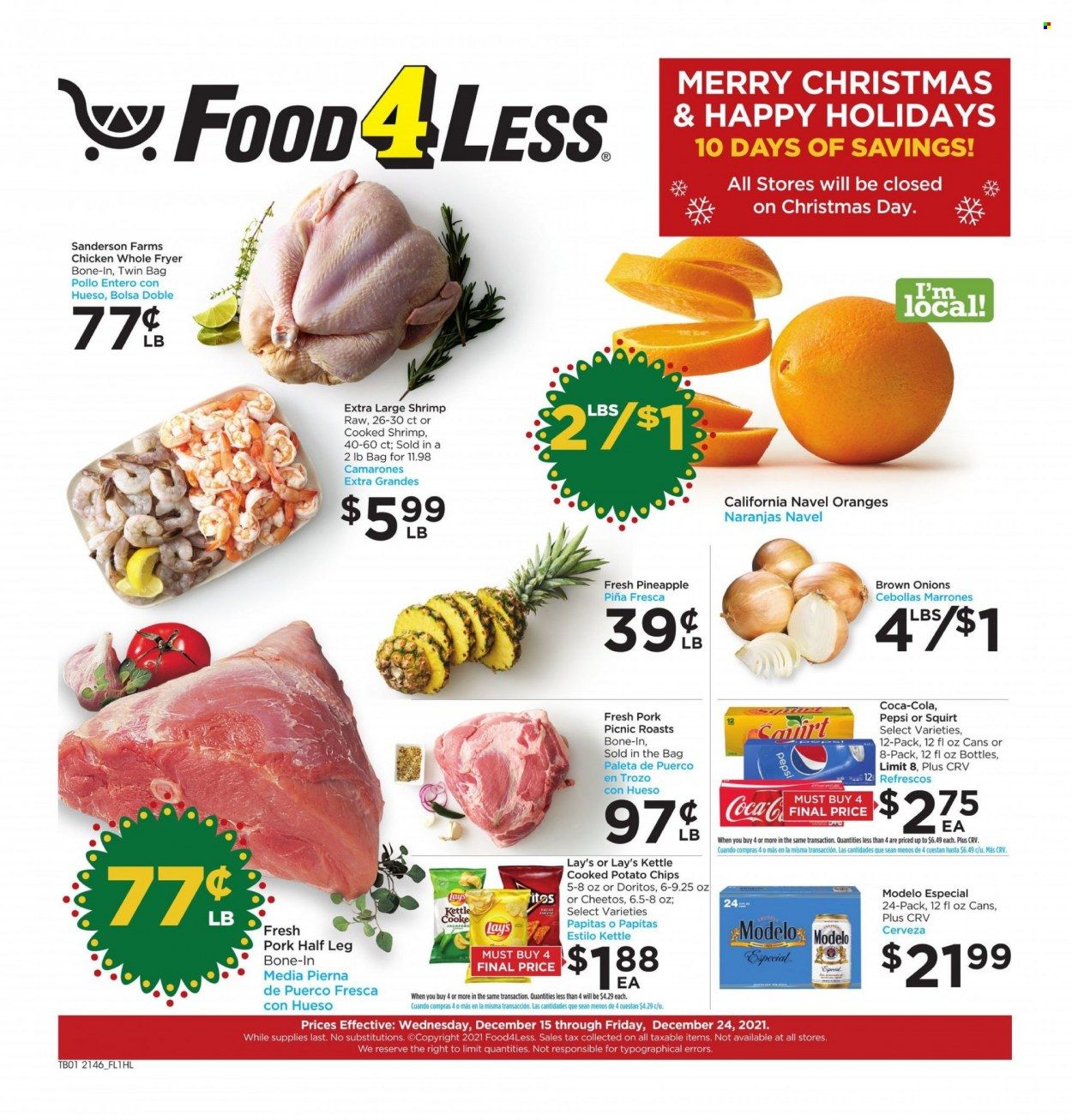 Food 4 Less (CA) Weekly Ad Flyer December 17 to December 24