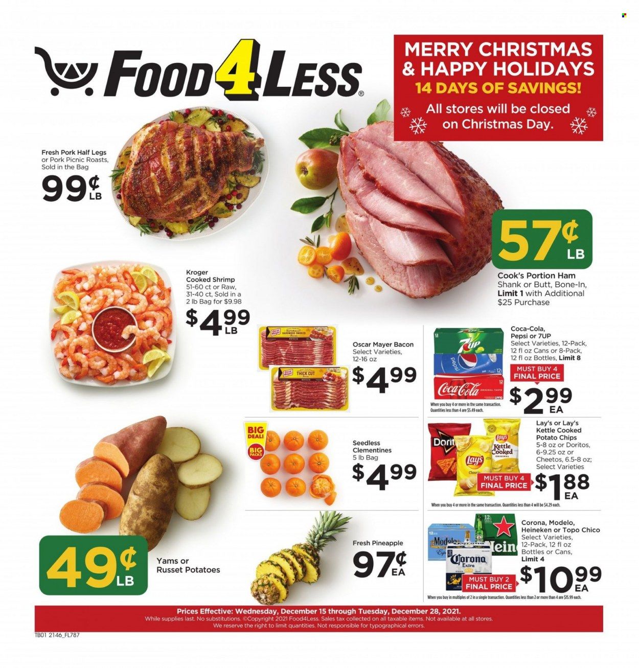 Food 4 Less (IN) Weekly Ad Flyer December 17 to December 24