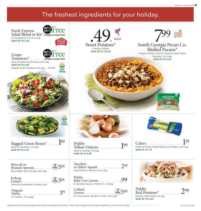 Publix (AL, FL, GA, NC, SC, TN) Weekly Ad Flyer December 17 to December 24
