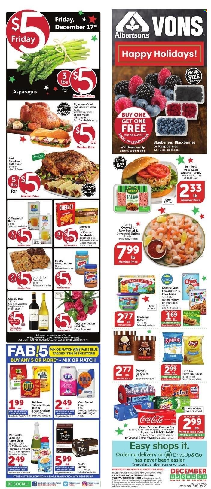 Albertsons (CA, ID, LA, MT, OR, TX, WA) Weekly Ad Flyer December 17 to December 24