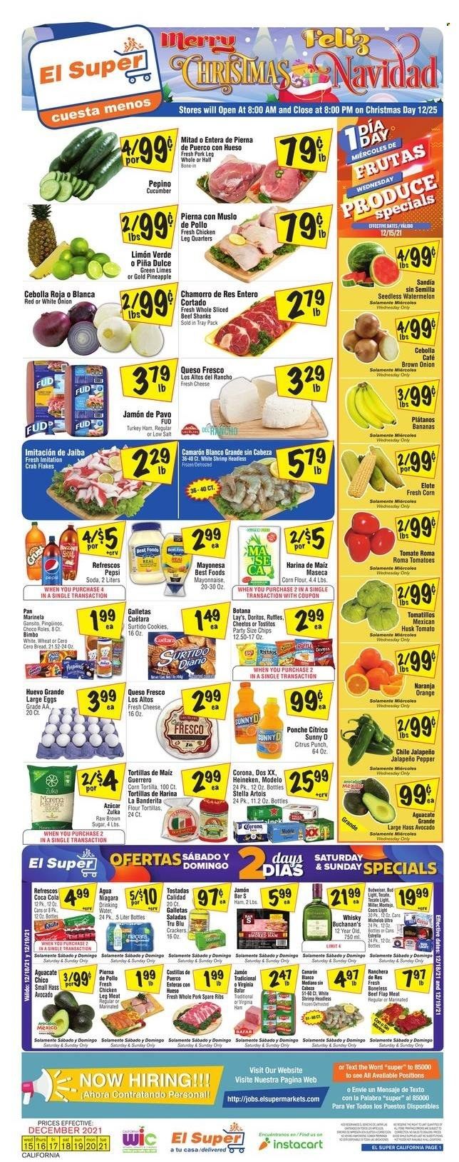 El Super (CA, NM, NV, TX) Weekly Ad Flyer December 17 to December 24