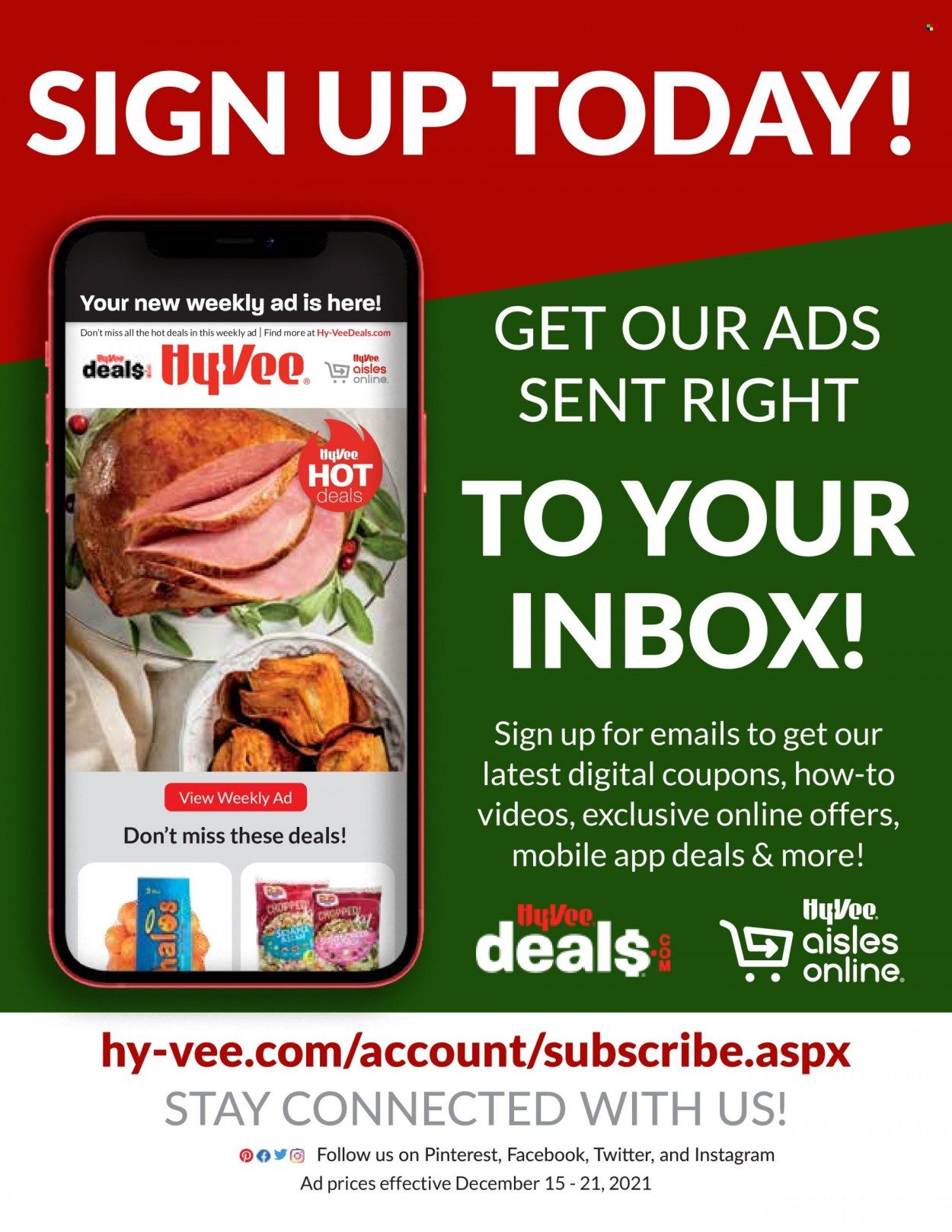 Hy-Vee (IA) Weekly Ad Flyer December 17 to December 24