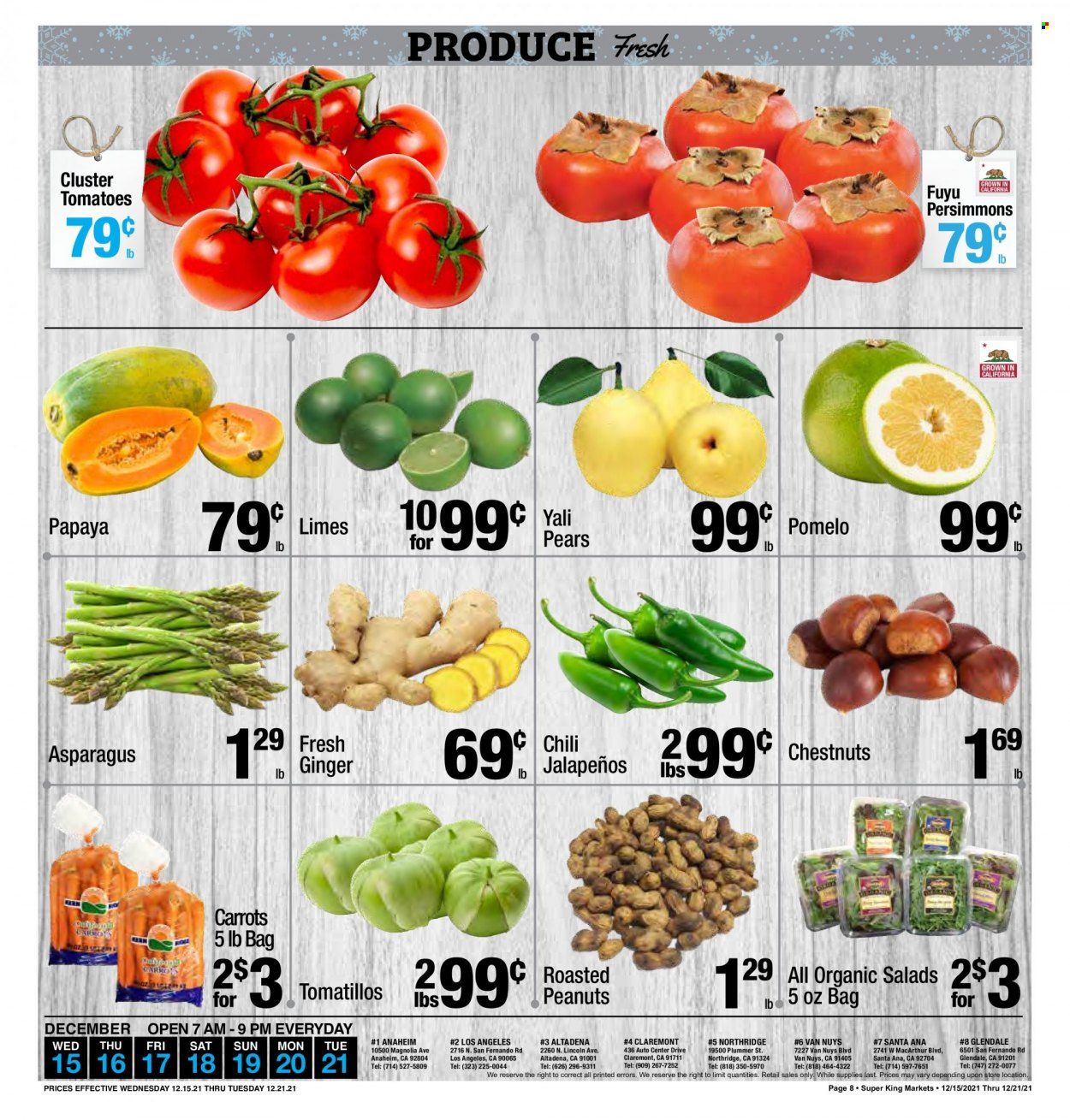 Super King Markets (CA) Weekly Ad Flyer December 17 to December 24