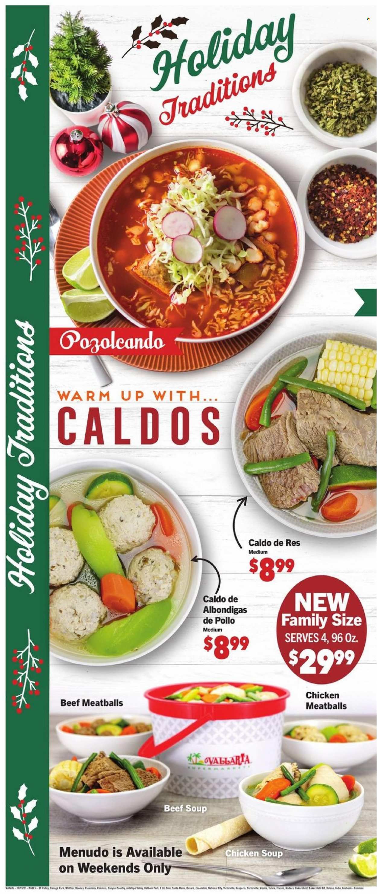 Vallarta (CA) Weekly Ad Flyer December 17 to December 24