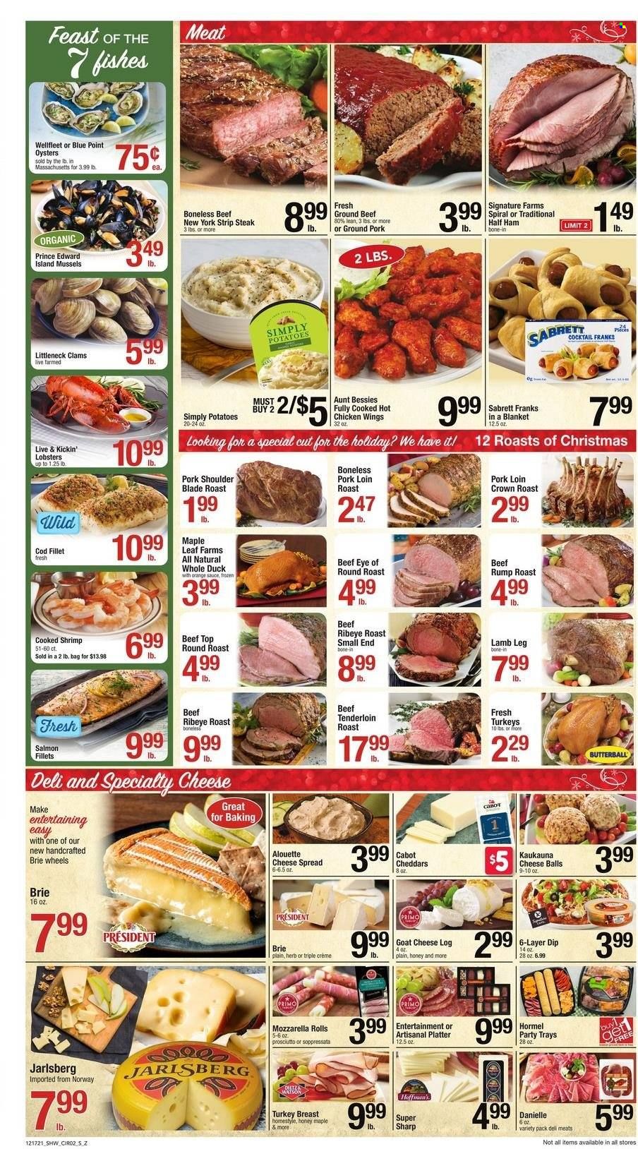 Shaw’s (MA, ME, NH, RI, VT) Weekly Ad Flyer December 17 to December 24