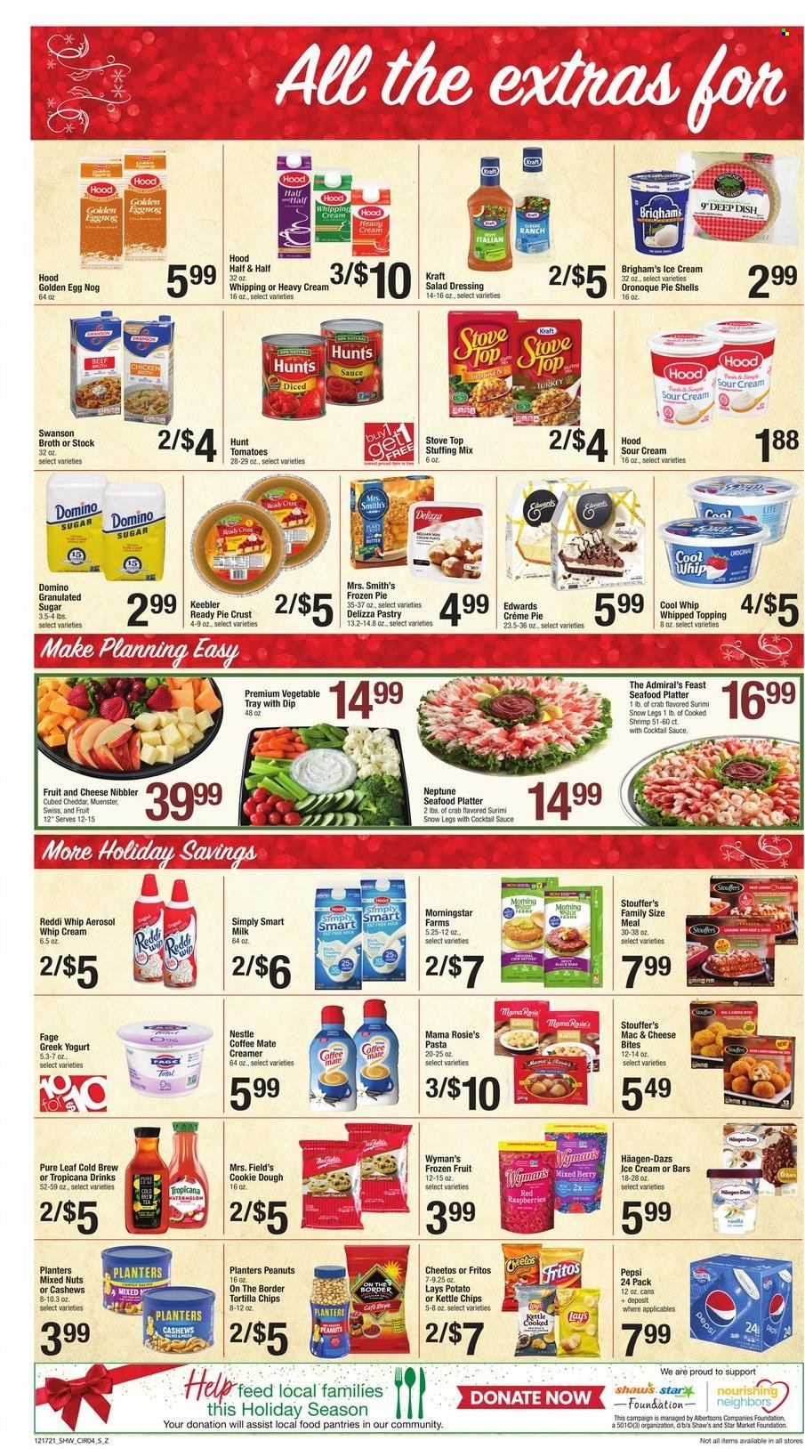 Shaw’s (MA, ME, NH, RI, VT) Weekly Ad Flyer December 17 to December 24
