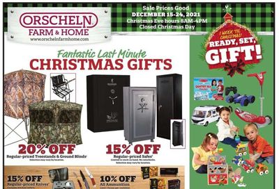 Orscheln Farm and Home (IA, IN, KS, MO, NE, OK) Weekly Ad Flyer December 17 to December 24