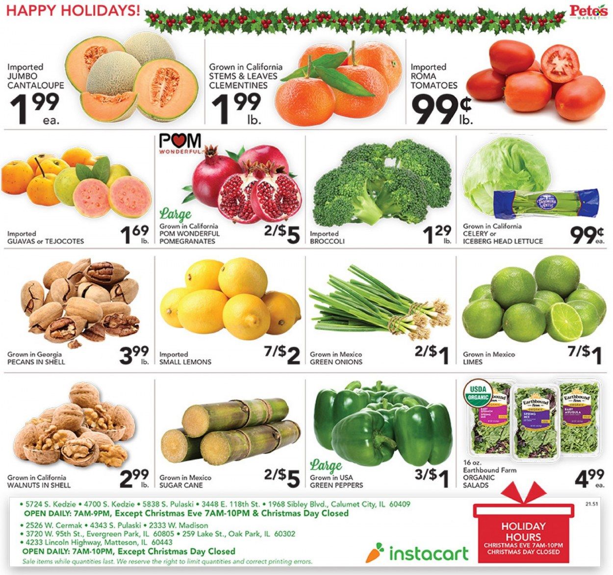 Pete's Fresh Market (IL) Weekly Ad Flyer December 17 to December 24