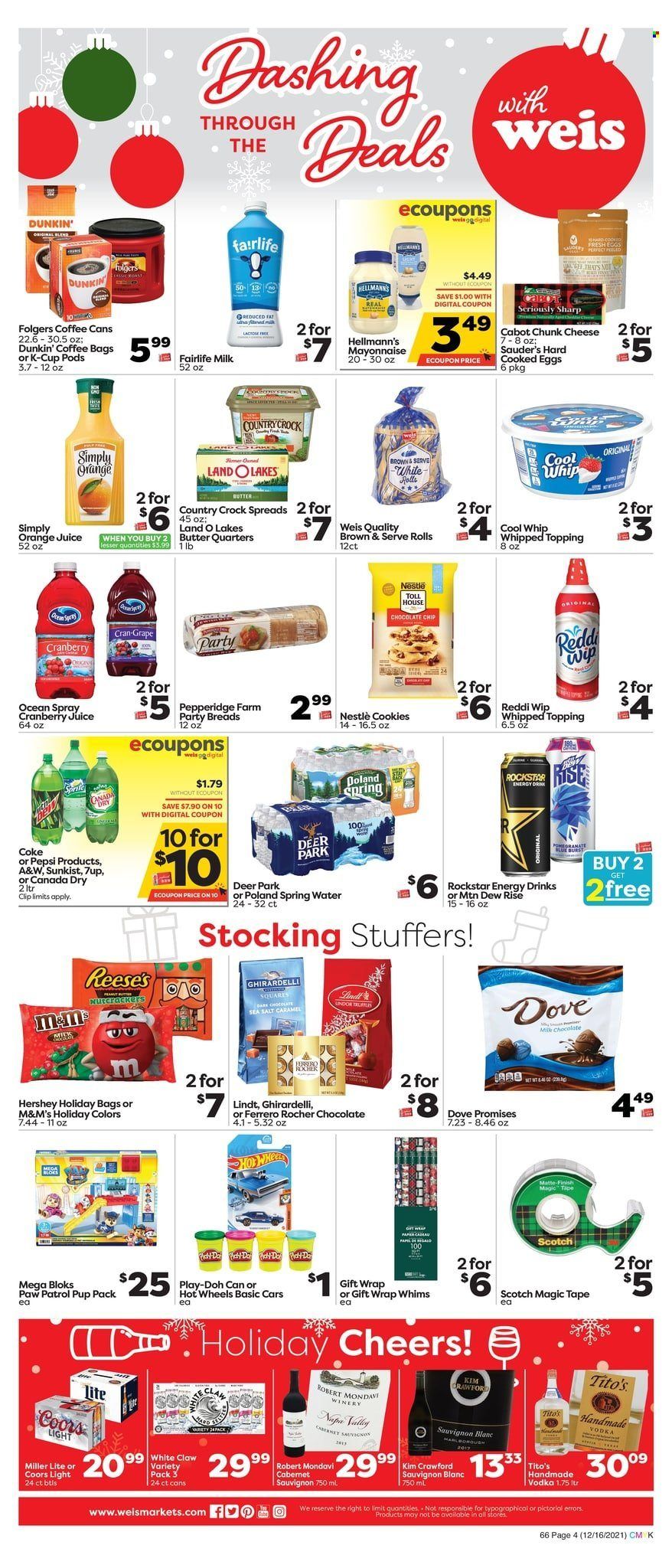 Weis (MD, NY, PA) Weekly Ad Flyer December 17 to December 24