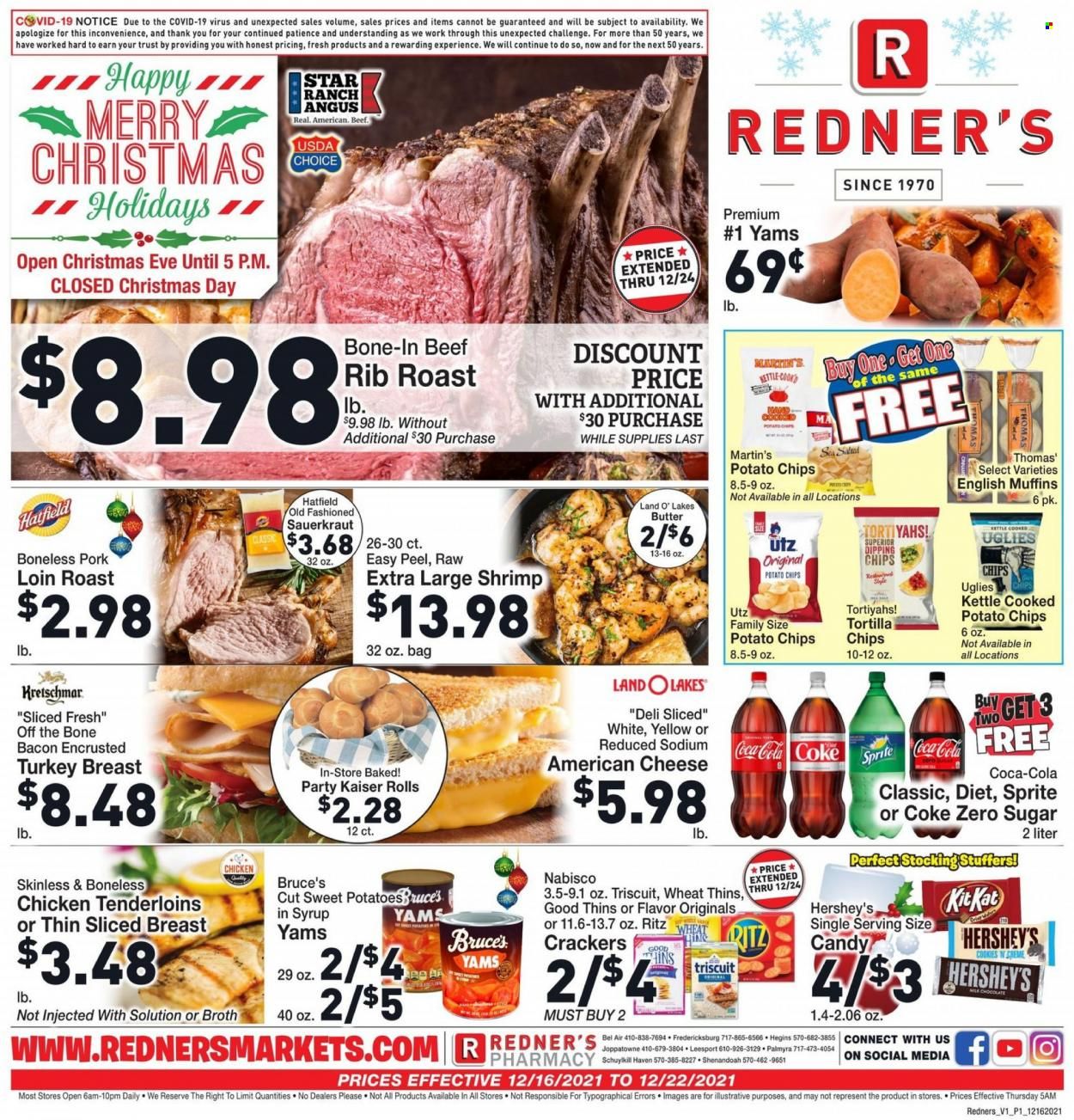 Redner's Markets (DE, MD, PA) Weekly Ad Flyer December 17 to December 24