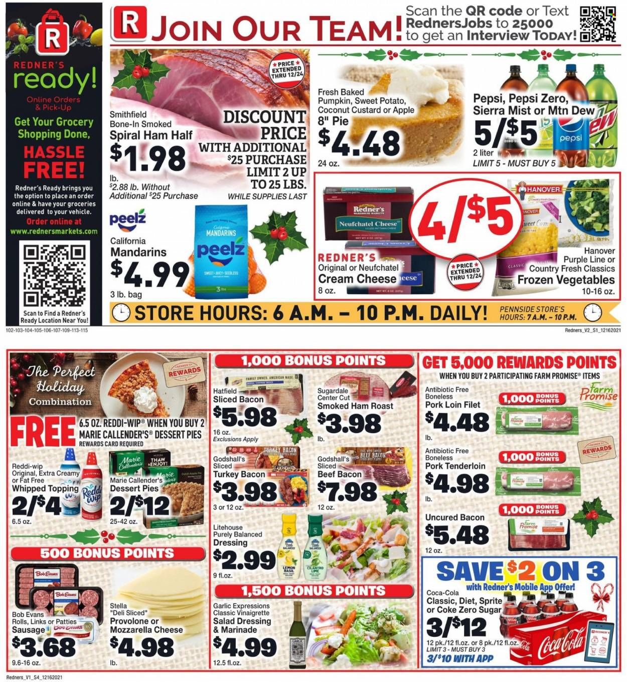 Redner's Markets (DE, MD, PA) Weekly Ad Flyer December 17 to December 24