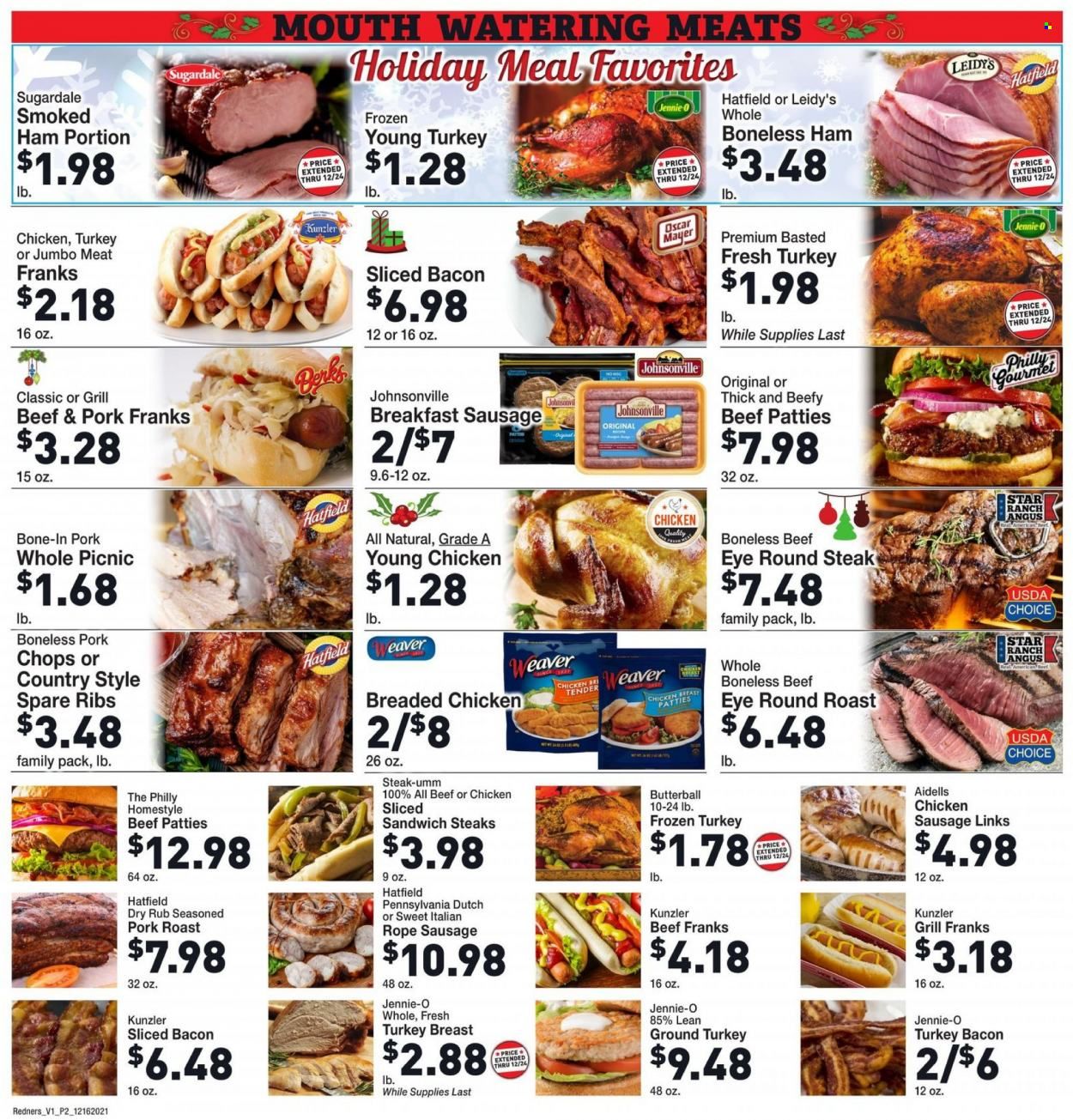 Redner's Markets (DE, MD, PA) Weekly Ad Flyer December 17 to December 24