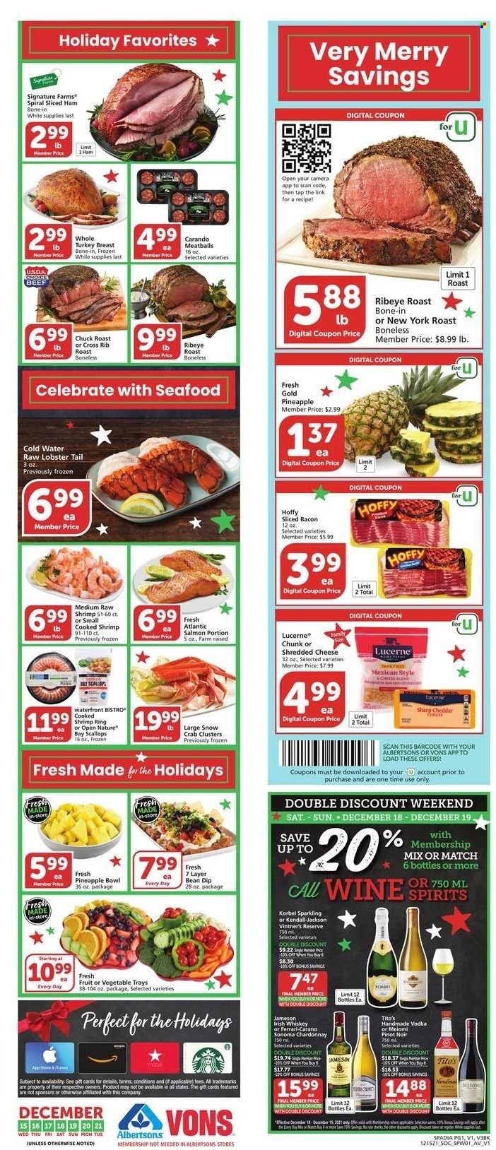 Vons (CA) Weekly Ad Flyer December 17 to December 24