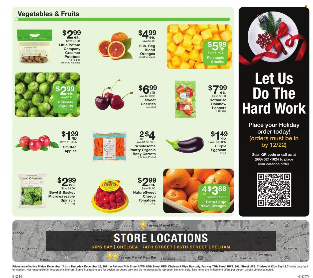 Fairway Market (CT, NJ, NY) Weekly Ad Flyer December 17 to December 24