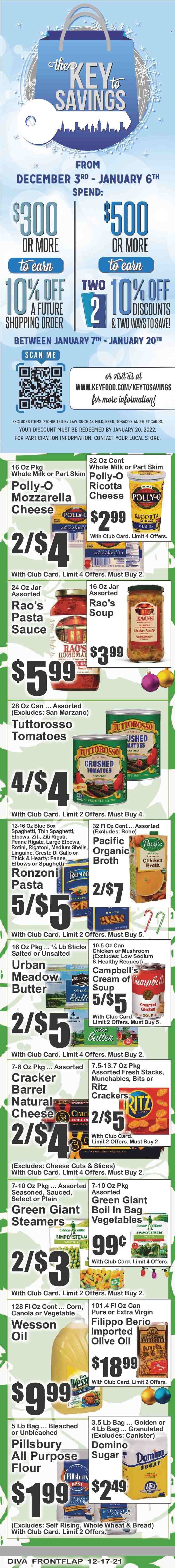 Key Food (NY) Weekly Ad Flyer December 17 to December 24