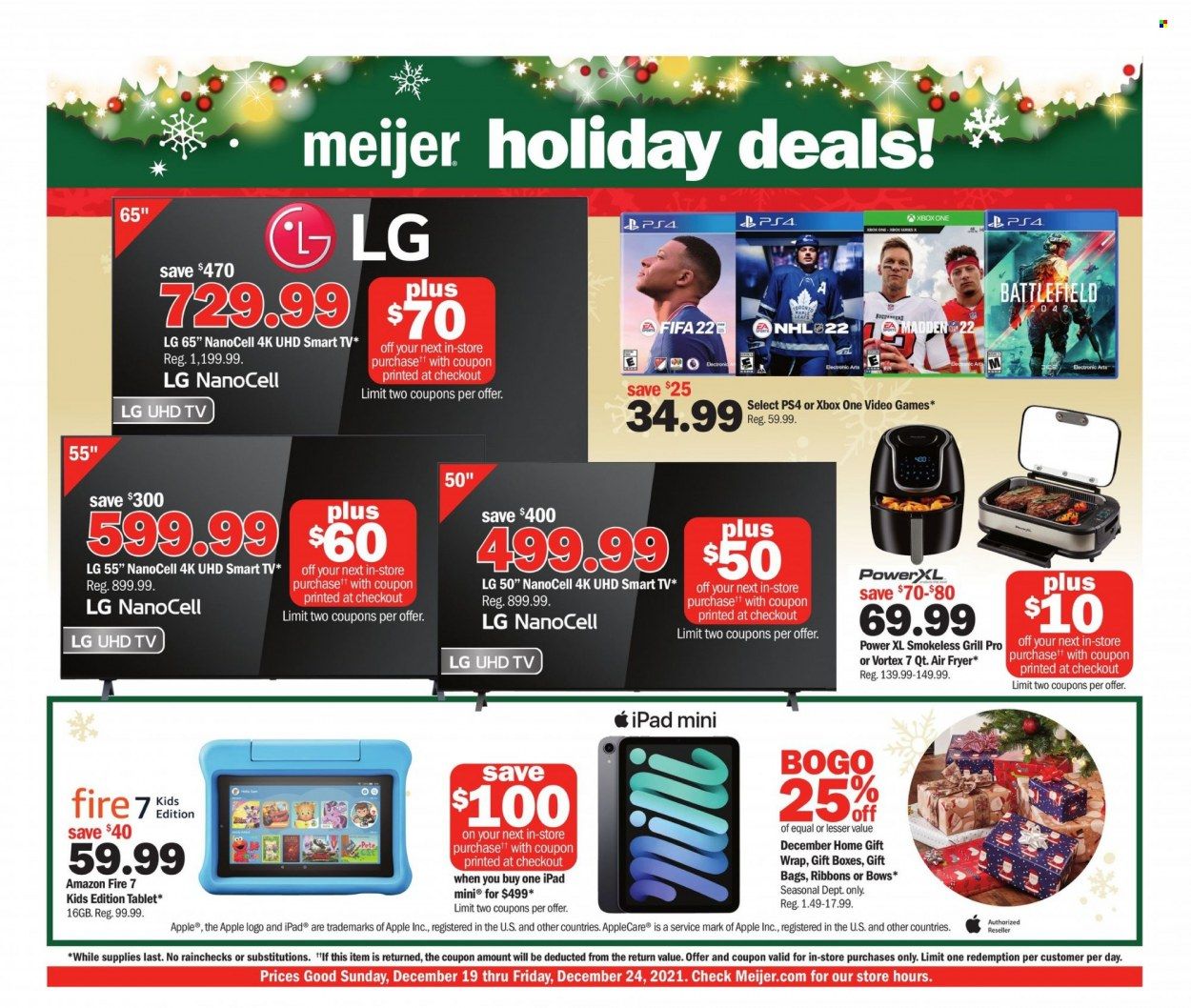 Meijer (IL, IN, KY, MI, OH, WI) Weekly Ad Flyer December 17 to December 24