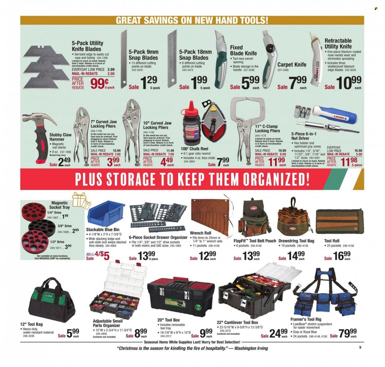 Menards Weekly Ad Flyer December 17 to December 24