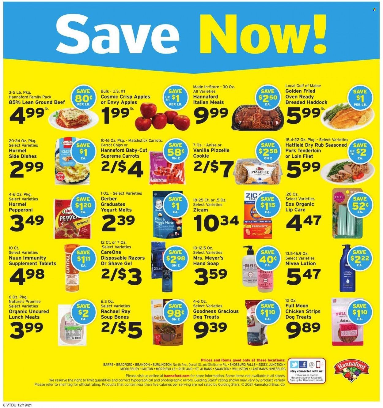 Hannaford (VT) Weekly Ad Flyer December 18 to December 25