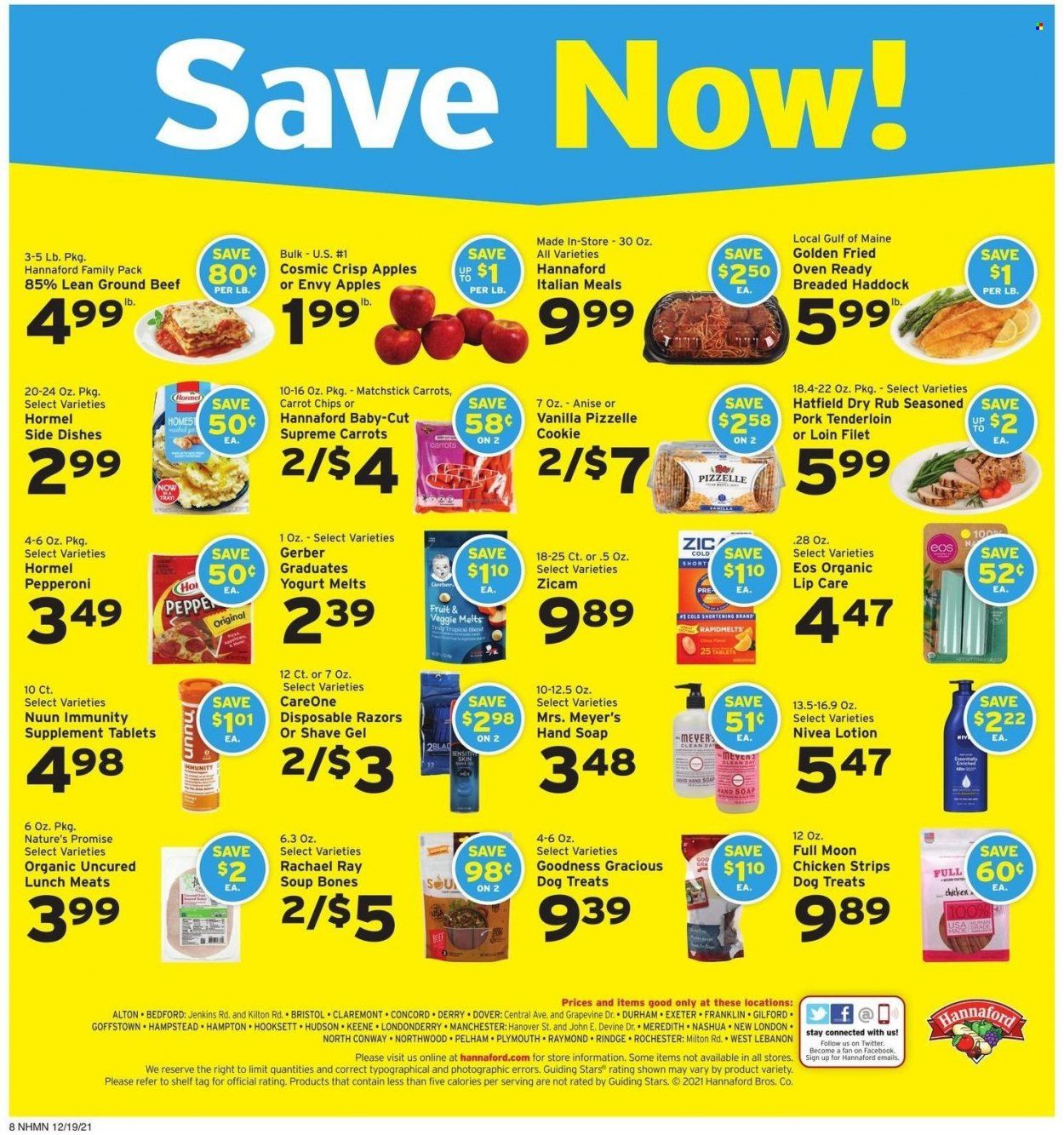 Hannaford (NH) Weekly Ad Flyer December 18 to December 25
