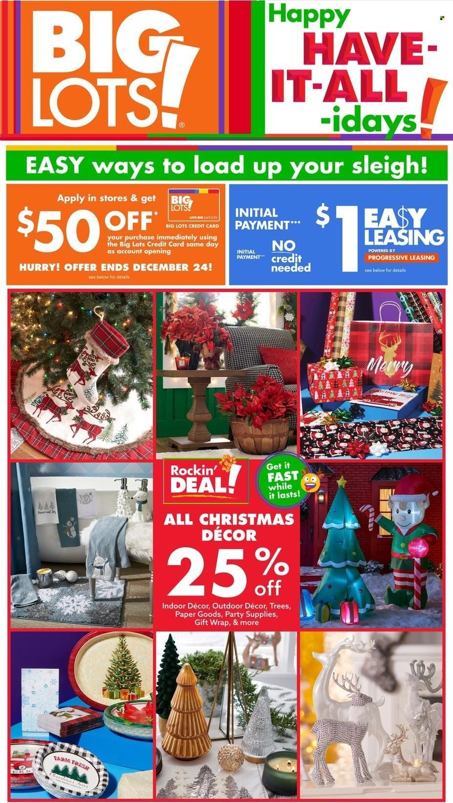 Big Lots Weekly Ad Flyer December 18 to December 25