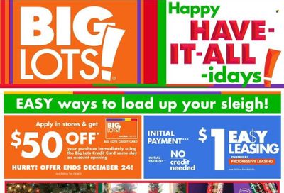 Big Lots Weekly Ad Flyer December 18 to December 25