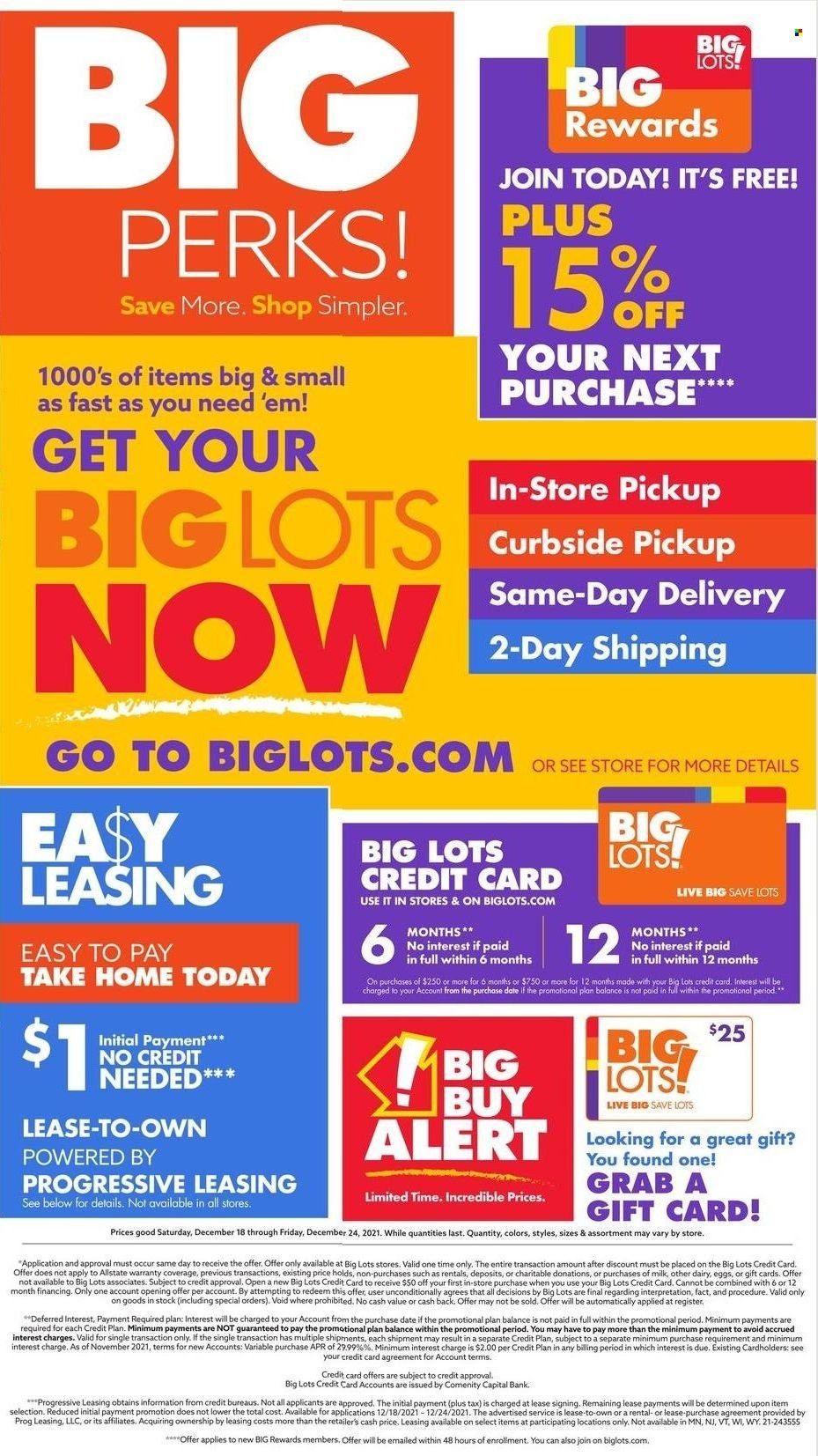 Big Lots Weekly Ad Flyer December 18 to December 25