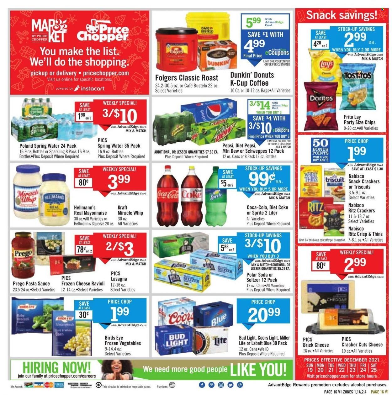 Price Chopper (CT, MA, NY, PA, VT) Weekly Ad Flyer December 18 to December 25