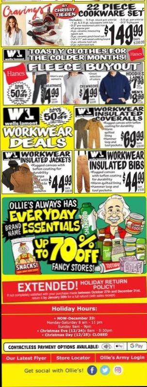 Ollie's Bargain Outlet Weekly Ad Flyer December 18 to December 25