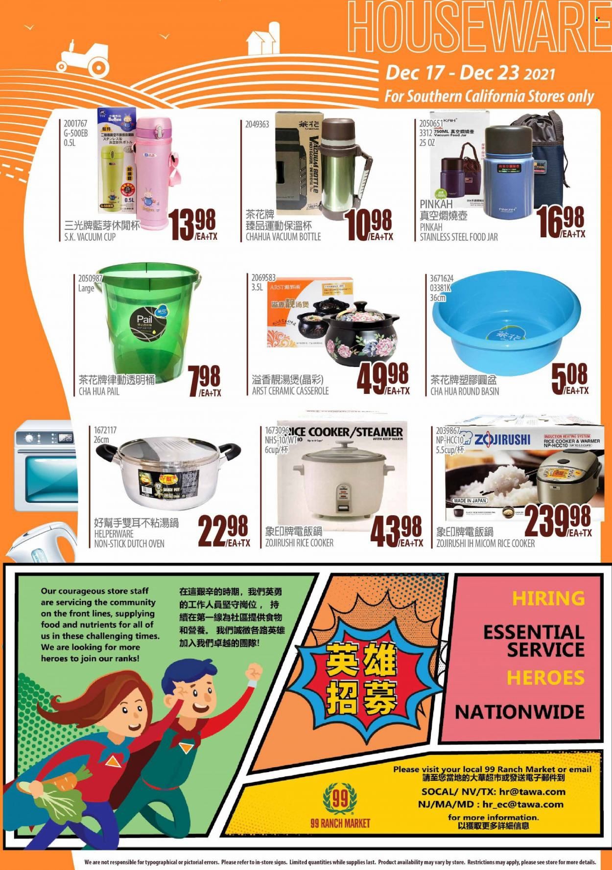 99 Ranch Market (CA) Weekly Ad Flyer December 18 to December 25
