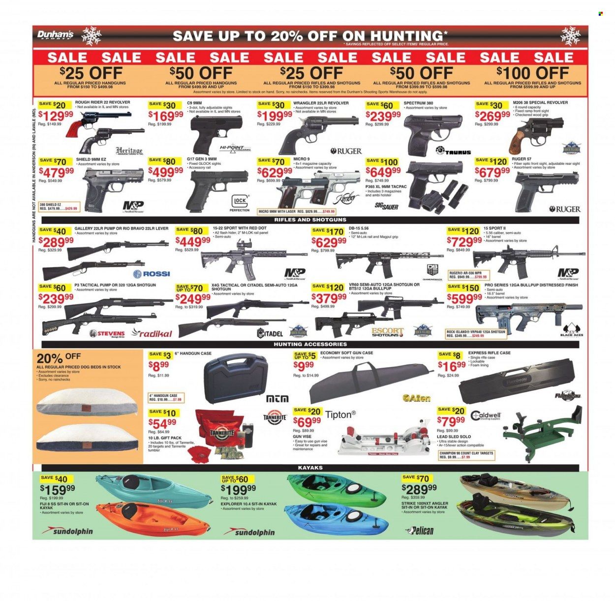 Dunham's Sports (TN) Weekly Ad Flyer December 18 to December 25