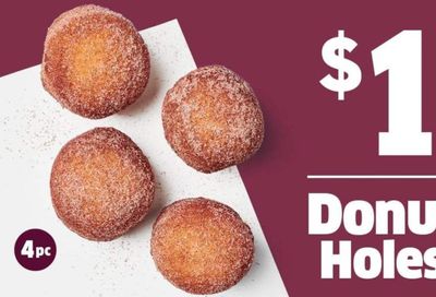 Jack In The Box Rolls Out their Popular Cinnamon Sugar Donut Holes for a Limited Time Only