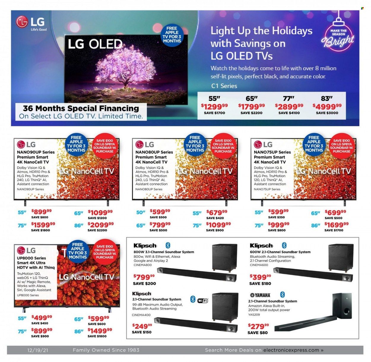 Electronic Express (AL, TN) Weekly Ad Flyer December 19 to December 26