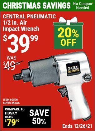 Harbor Freight Weekly Ad Flyer December 20 to December 27