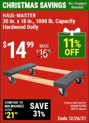 Harbor Freight Weekly Ad Flyer December 20 to December 27