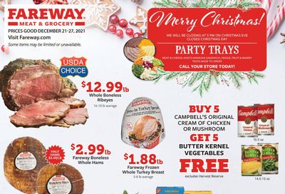 Fareway (IA) Weekly Ad Flyer December 21 to December 28