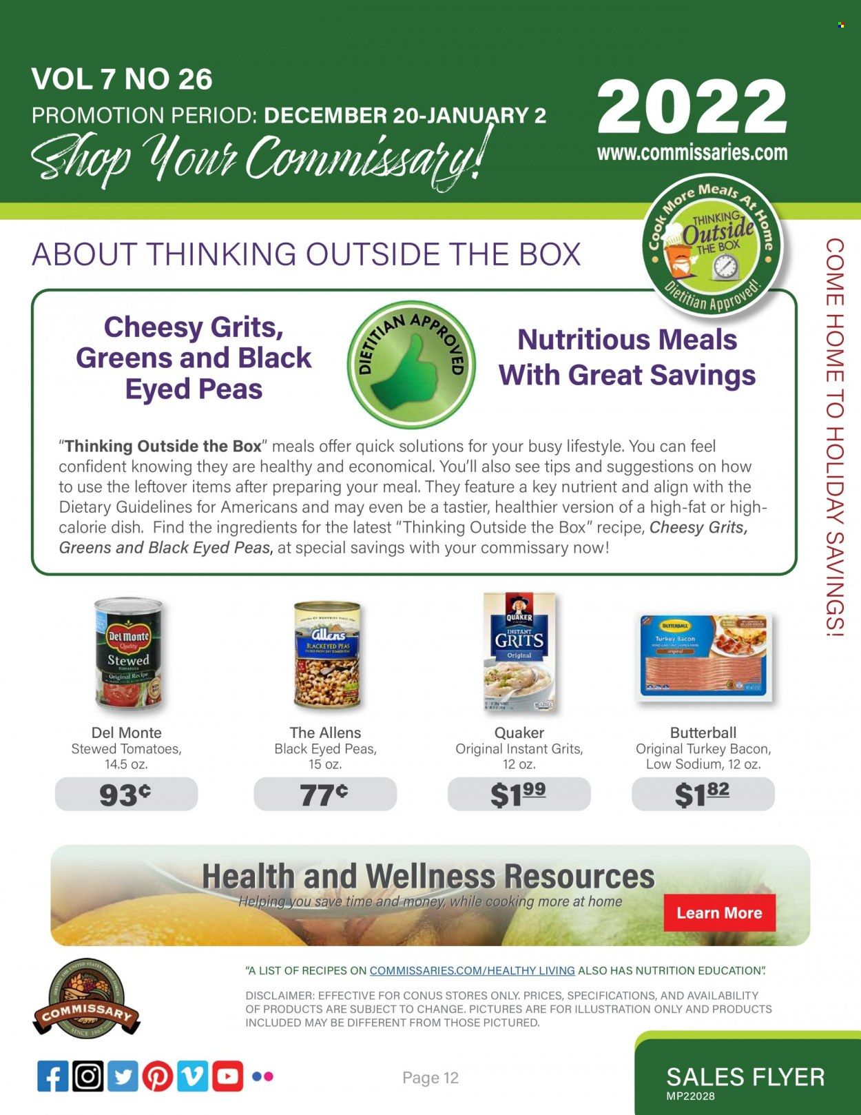 Commissary Weekly Ad Flyer December 21 to December 28