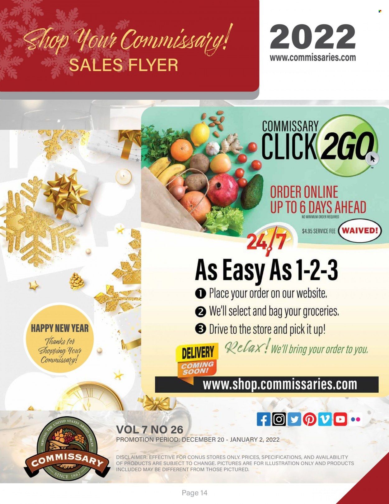 Commissary Weekly Ad Flyer December 21 to December 28