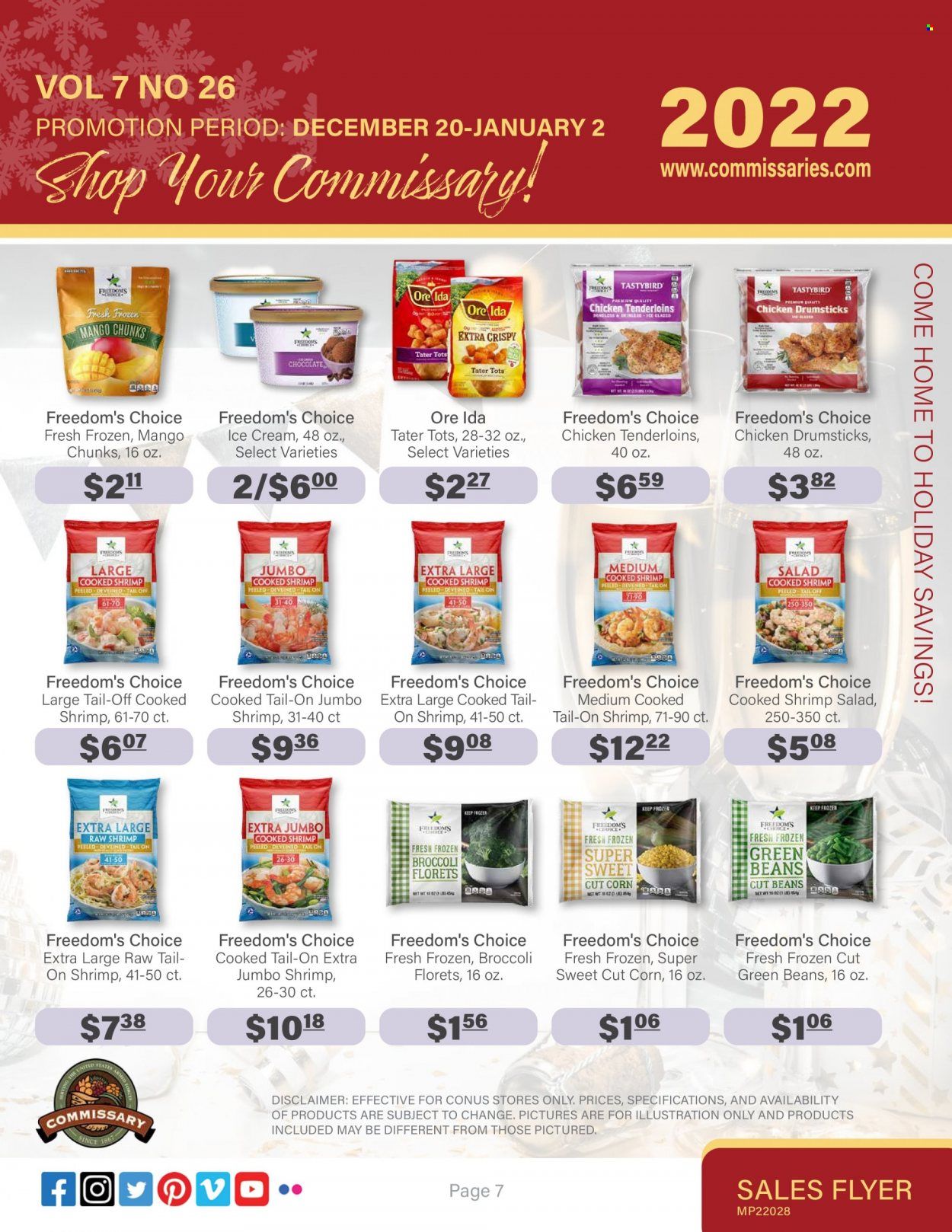 Commissary Weekly Ad Flyer December 21 to December 28