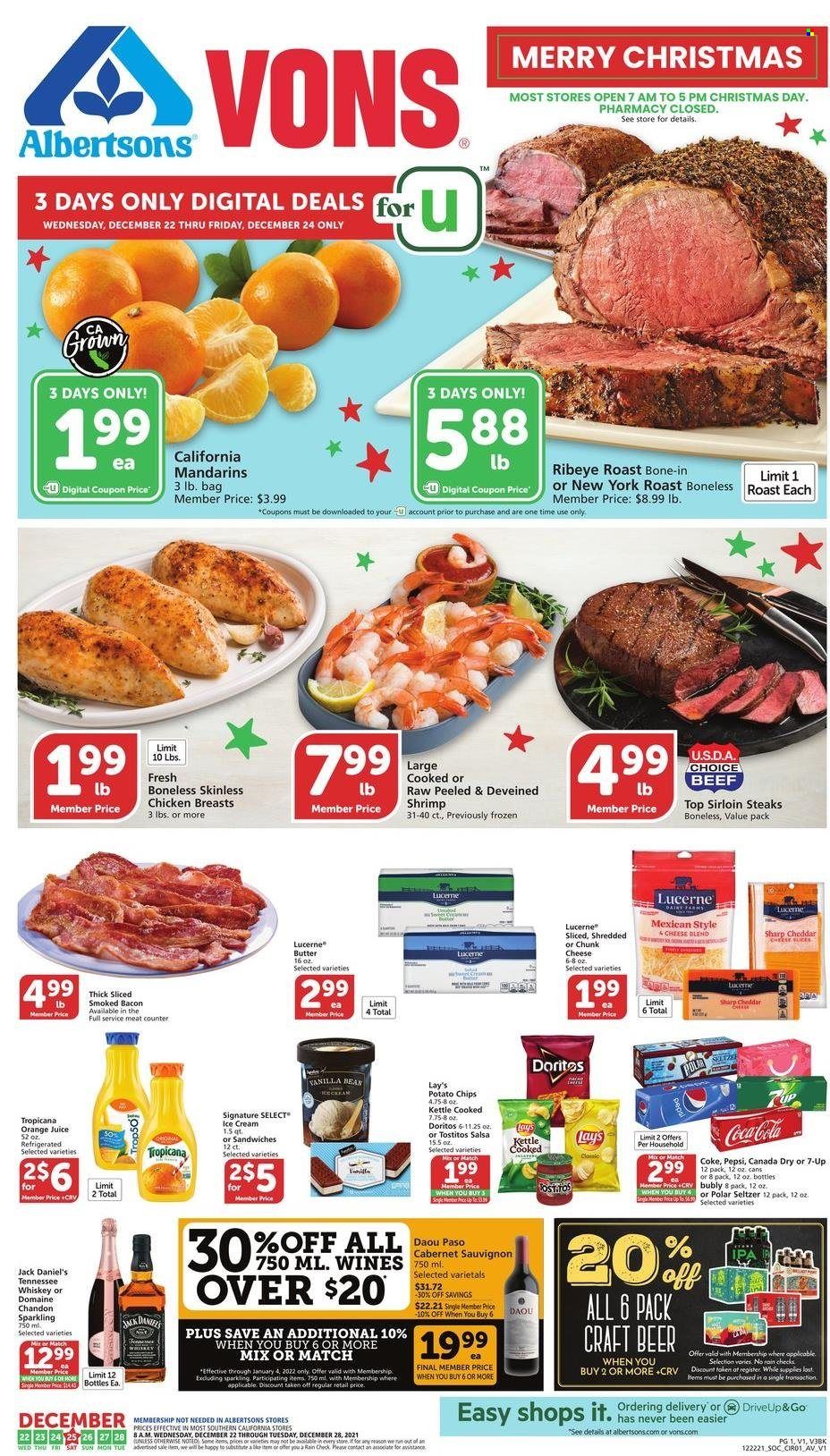 Vons (CA) Weekly Ad Flyer December 21 to December 28