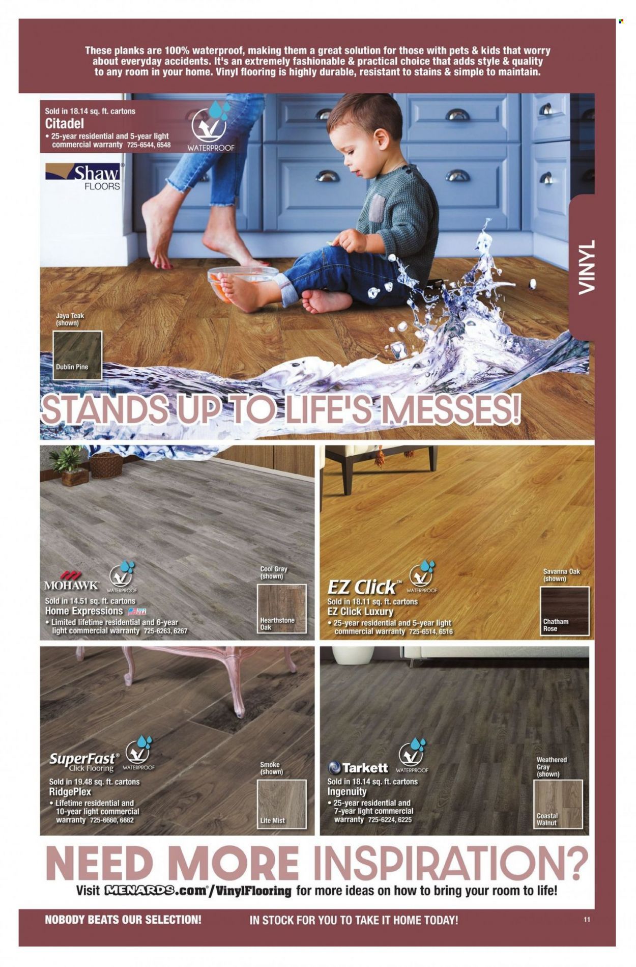 Menards Floor Coverings Catalog Weekly Ad Flyer Specials December 15 to December 1, 2022
