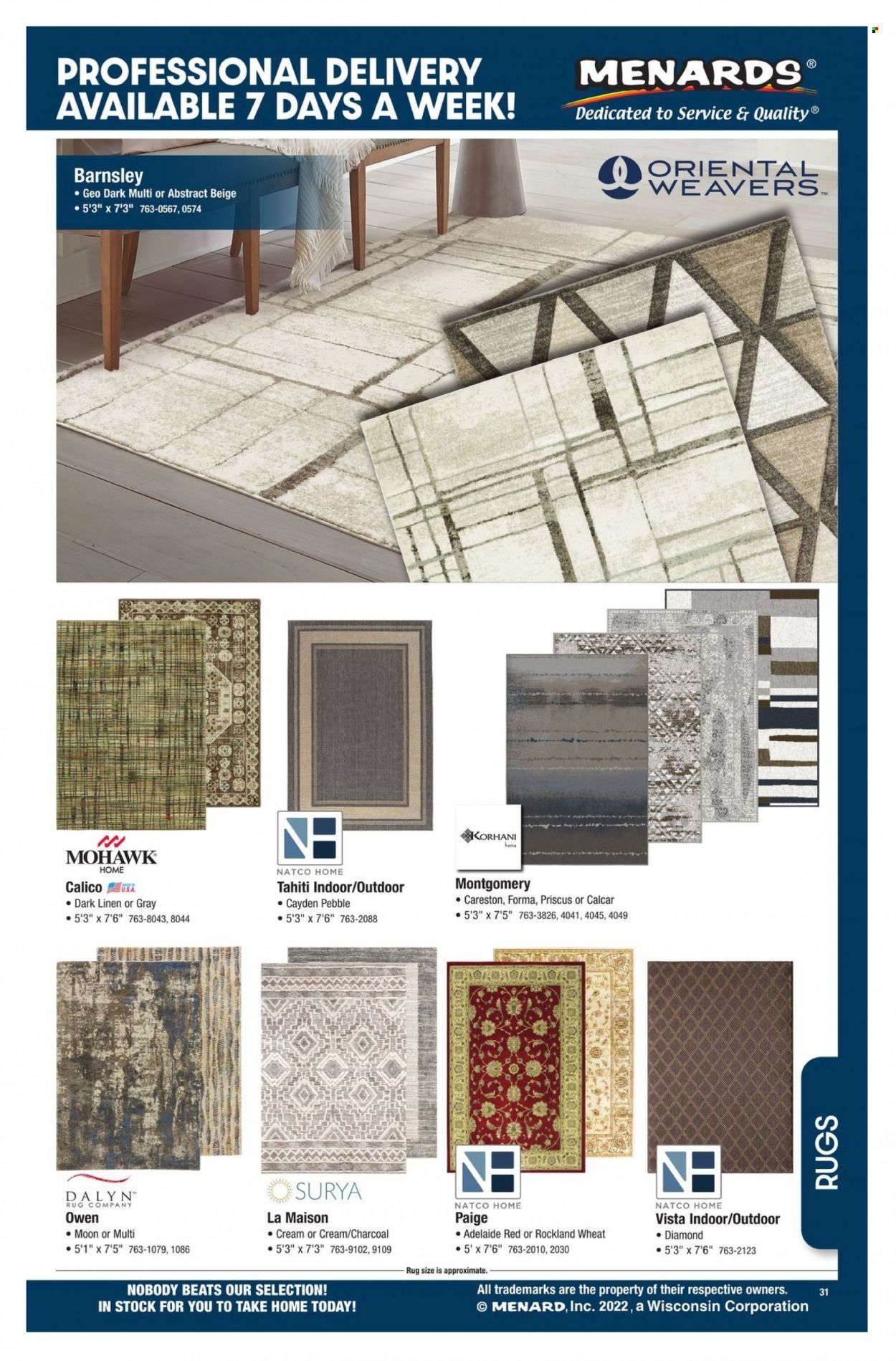 Menards Floor Coverings Catalog Weekly Ad Flyer Specials December 15 to December 1, 2022