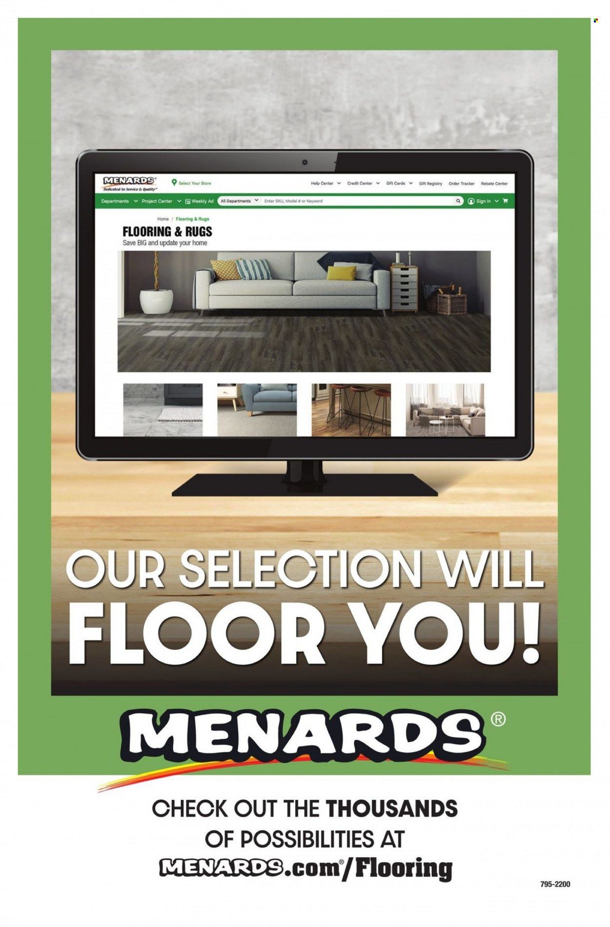 Menards Floor Coverings Catalog Weekly Ad Flyer Specials December 15 to December 1, 2022