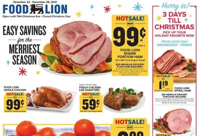 Food Lion (MD) Weekly Ad Flyer December 22 to December 29
