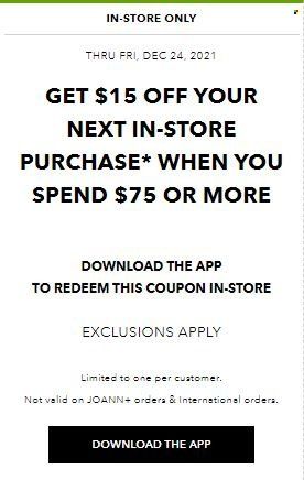 JOANN Weekly Ad Flyer December 22 to December 29