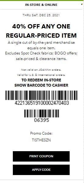 JOANN Weekly Ad Flyer December 22 to December 29