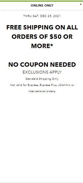 JOANN Weekly Ad Flyer December 22 to December 29