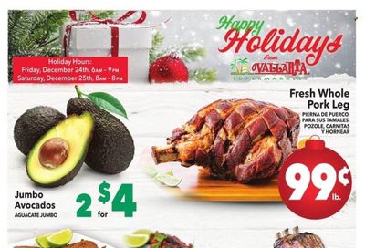 Vallarta (CA) Weekly Ad Flyer December 22 to December 29