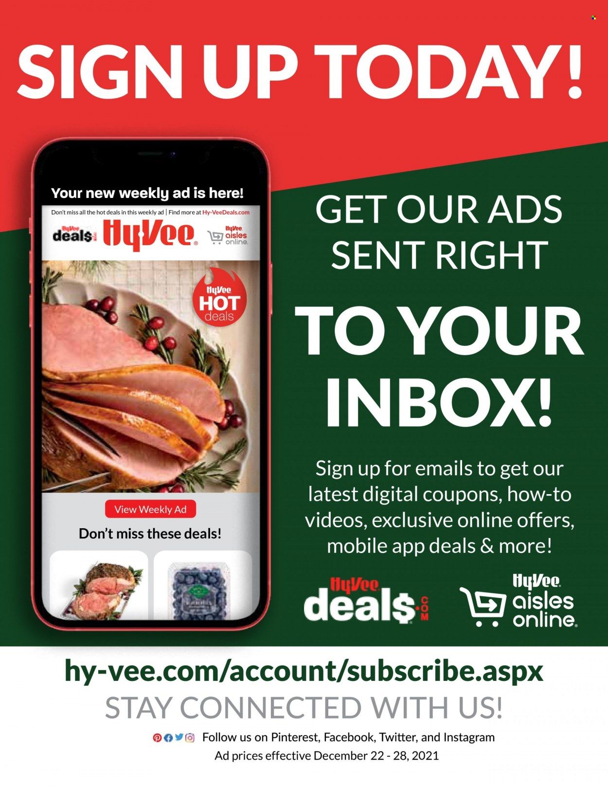 Hy-Vee (IA) Weekly Ad Flyer December 22 to December 29