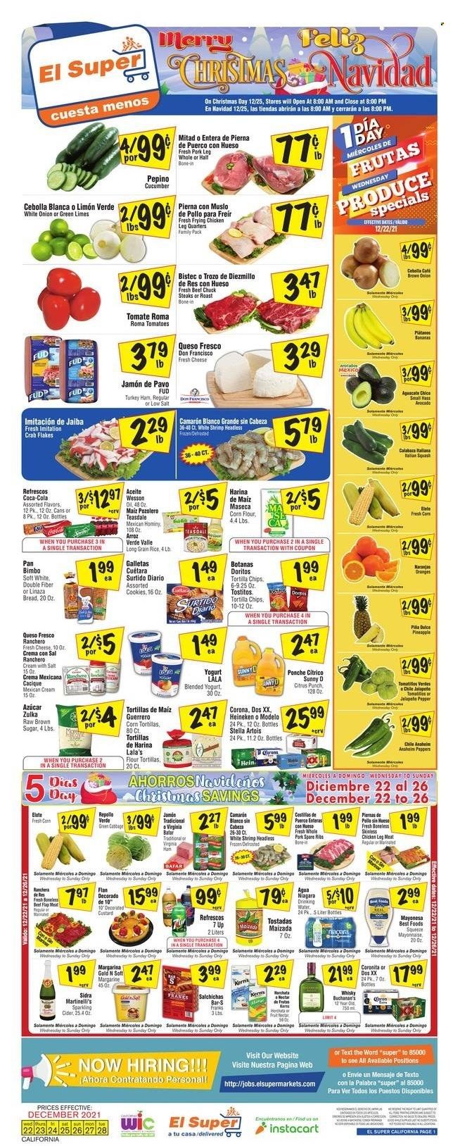 El Super (CA, NM, NV, TX) Weekly Ad Flyer December 22 to December 29