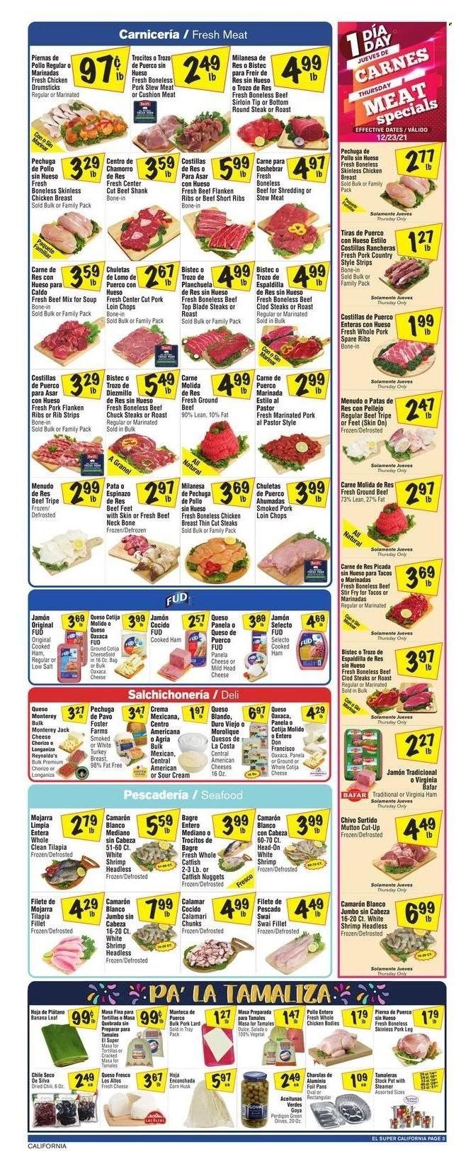 El Super (CA, NM, NV, TX) Weekly Ad Flyer December 22 to December 29
